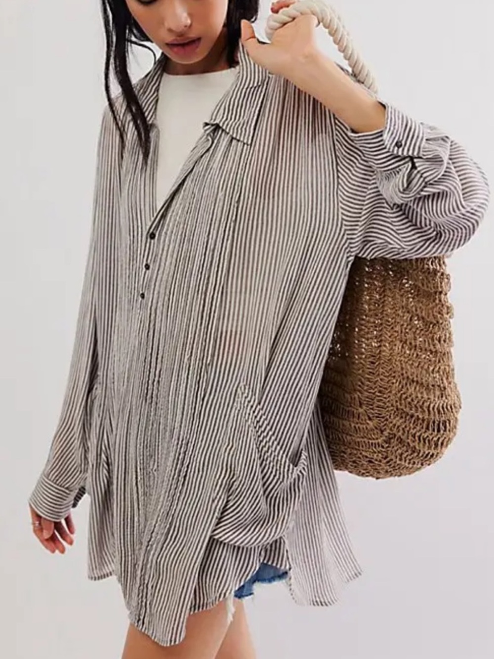 Free People Waverly Striped Tunic